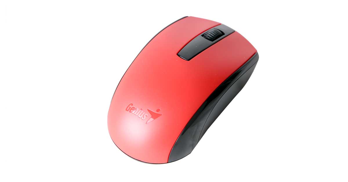 Chuột Genius Eco 8100 Wireless Red có độ nhạy cao